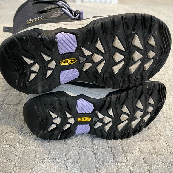 Keen Hoodoo Black & Sweet Lavender Unisex Waterproof Boots Size 9 - Picture 4 of 5